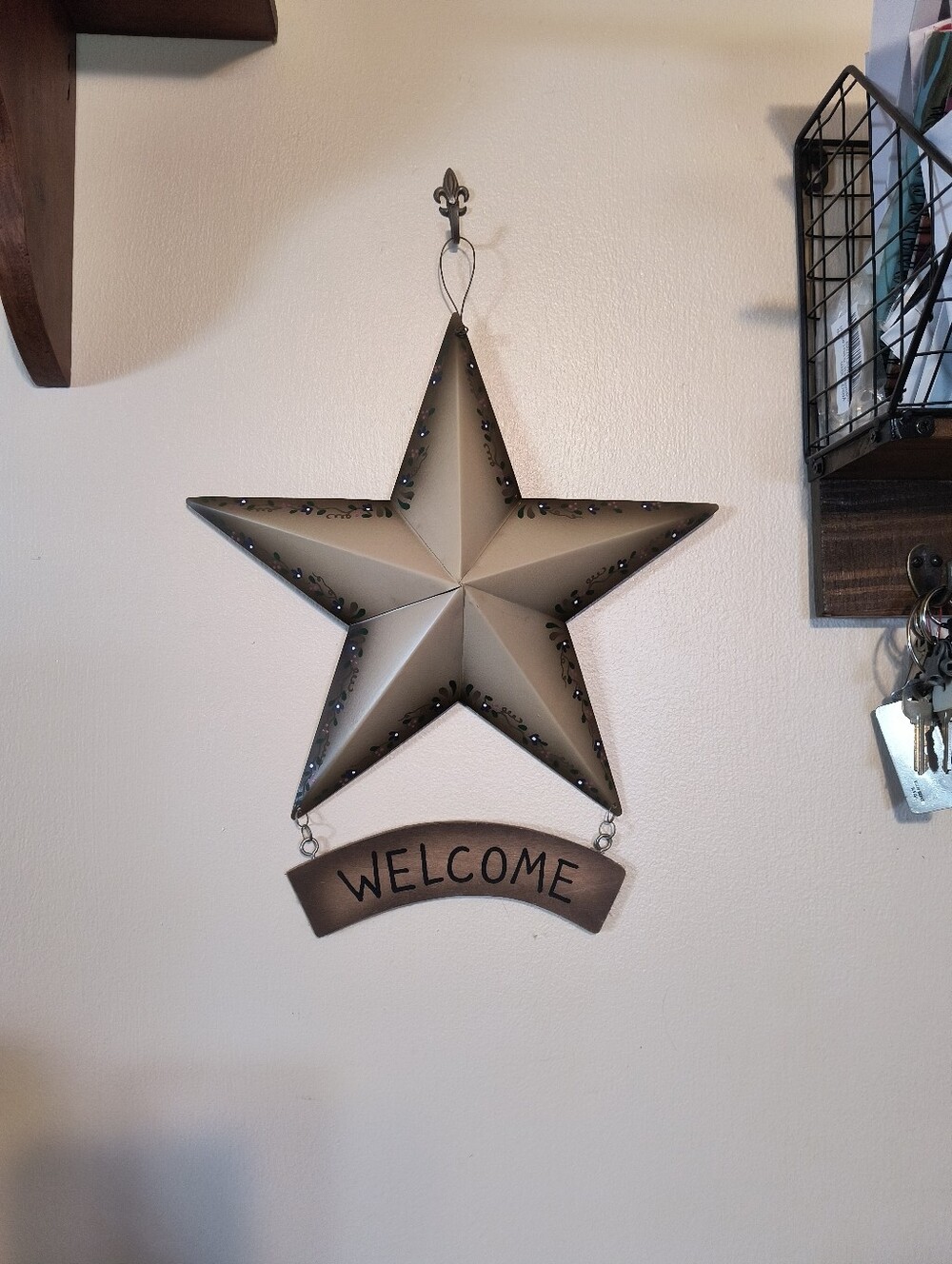 metal wall sign